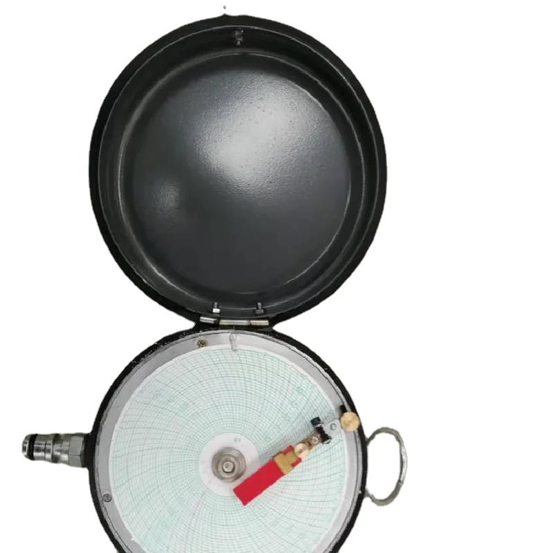 Round graph pressure recorder single pillar  detector of fully mechanized mining support