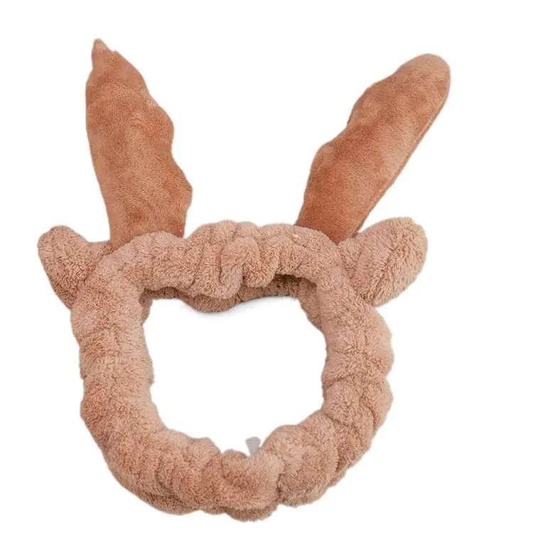 High Quality Elk Horn Shape Face Washing Hair Lace Christmas Decoration Makeup Hair Band