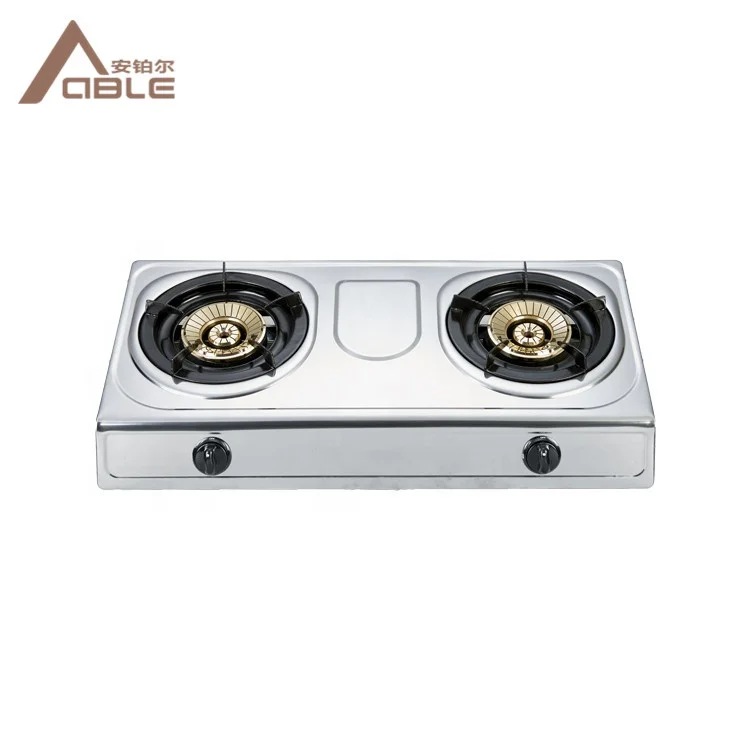 Возможность 2 горелки из нержавеющей стали газовая плита гибрида пожара длинноволновой части инфракрасной