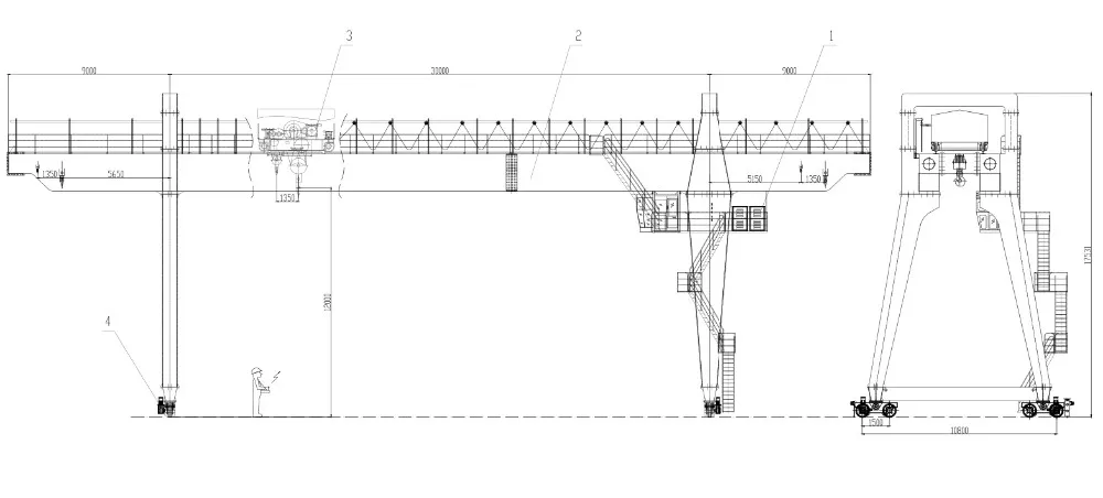 double girder gantry crane