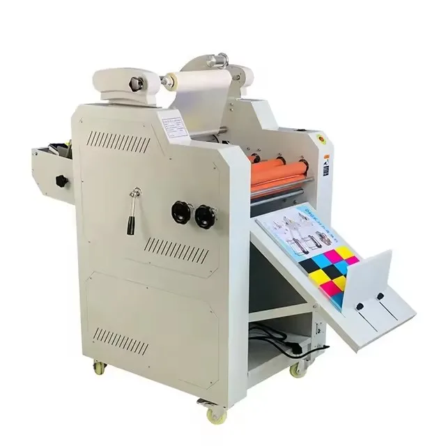 FM-390 Poster Paper Electric Thermal Automatic Laminator bopp film paper