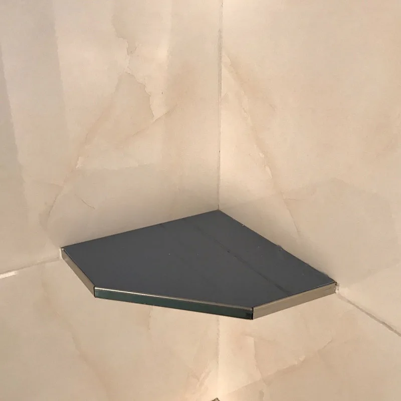 Stainless Steel Kitchen Storage Rack Bathroom Shower Corner Shelf
