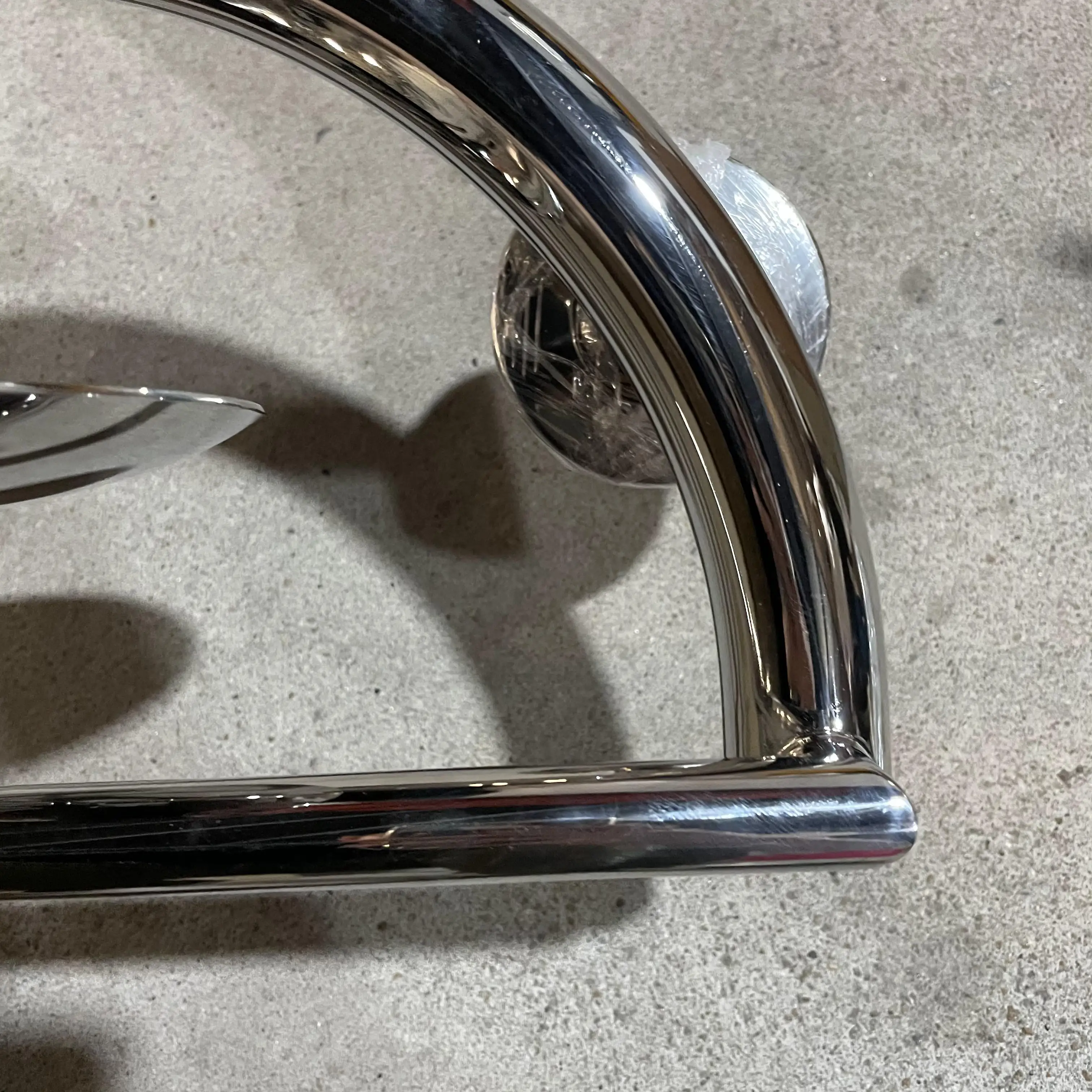 Custom wall mounted safety elders grab bar with soap dish for bathroom and washroom