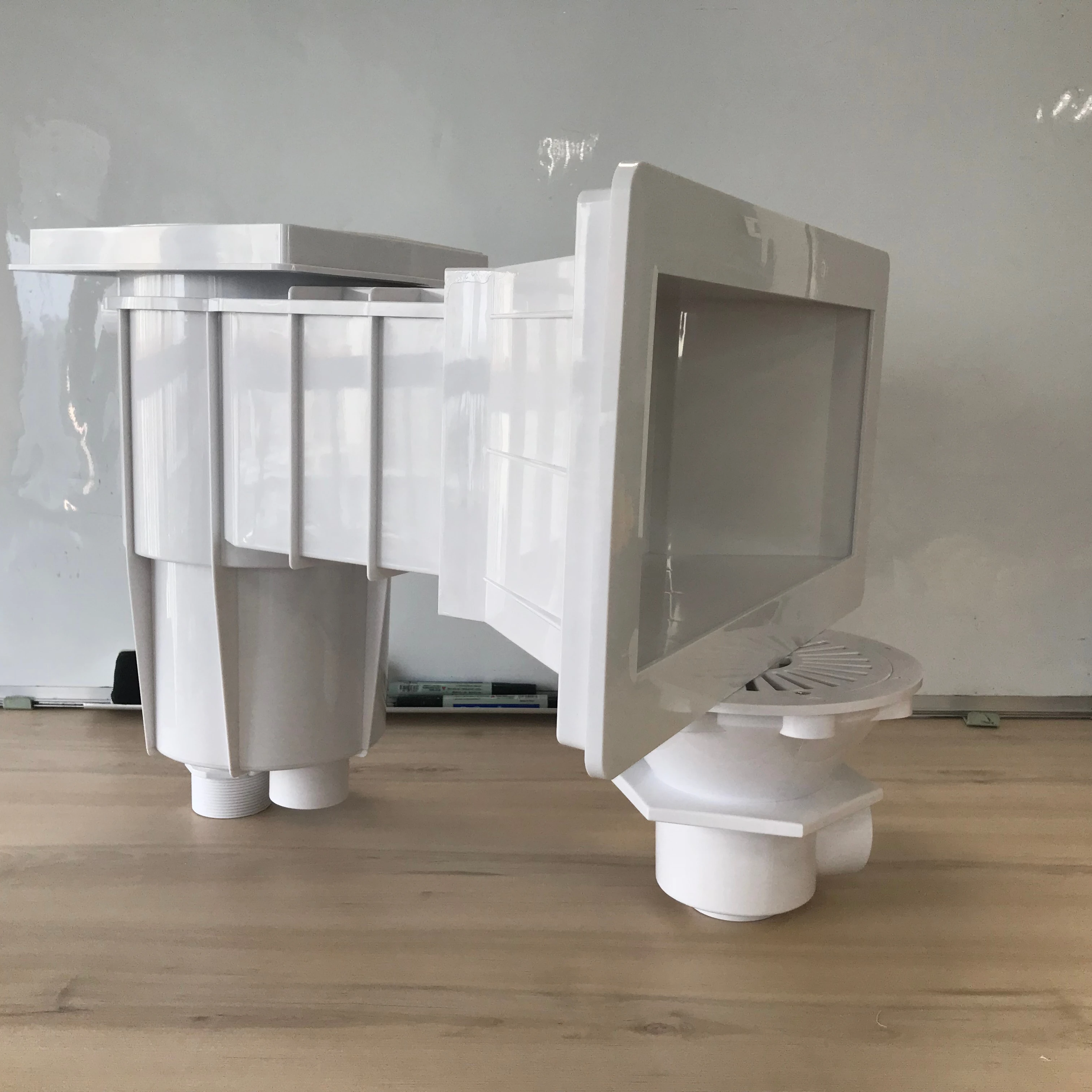 China suppliers PVC swimming pool wall skimmer spa skimmer wide mouth skimmers