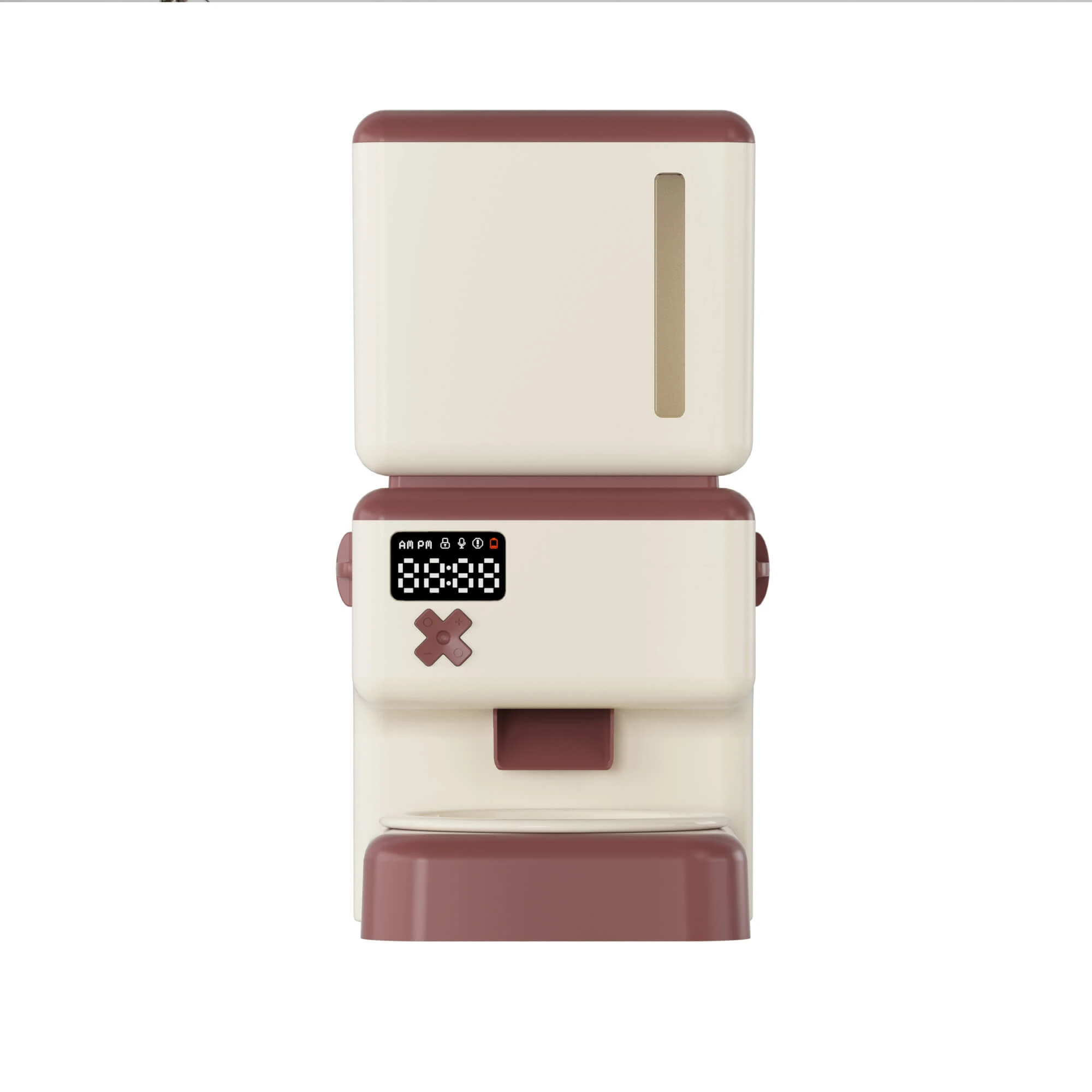 Support Dual power Wireless pet feeder  smart automatic 3.5L pet supplies goods Made of food-grade