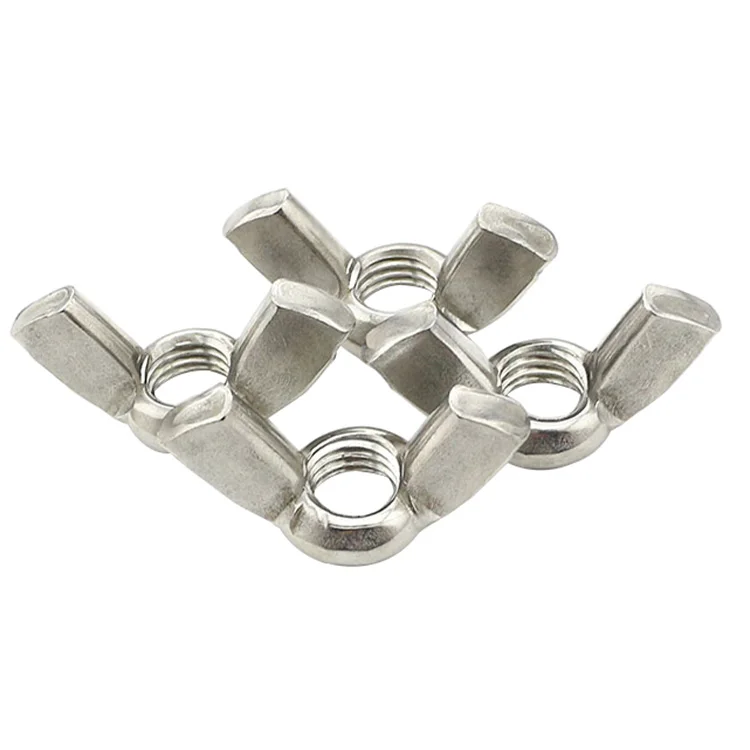 Professional Design Stainless Steel 304 Butterfly Wing Nut High Quality Zinc Plated Wing Nuts