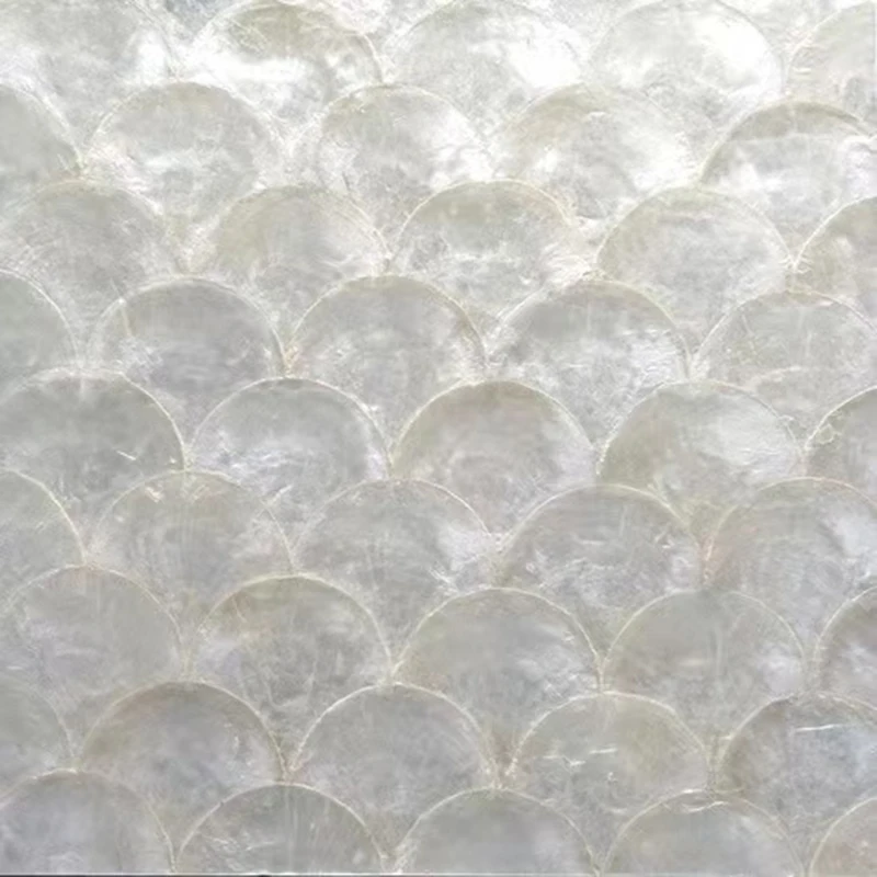 Gold Yellow Mother Of Pearl Sea Shell Mosaic Tile For Kitchen Backsplash