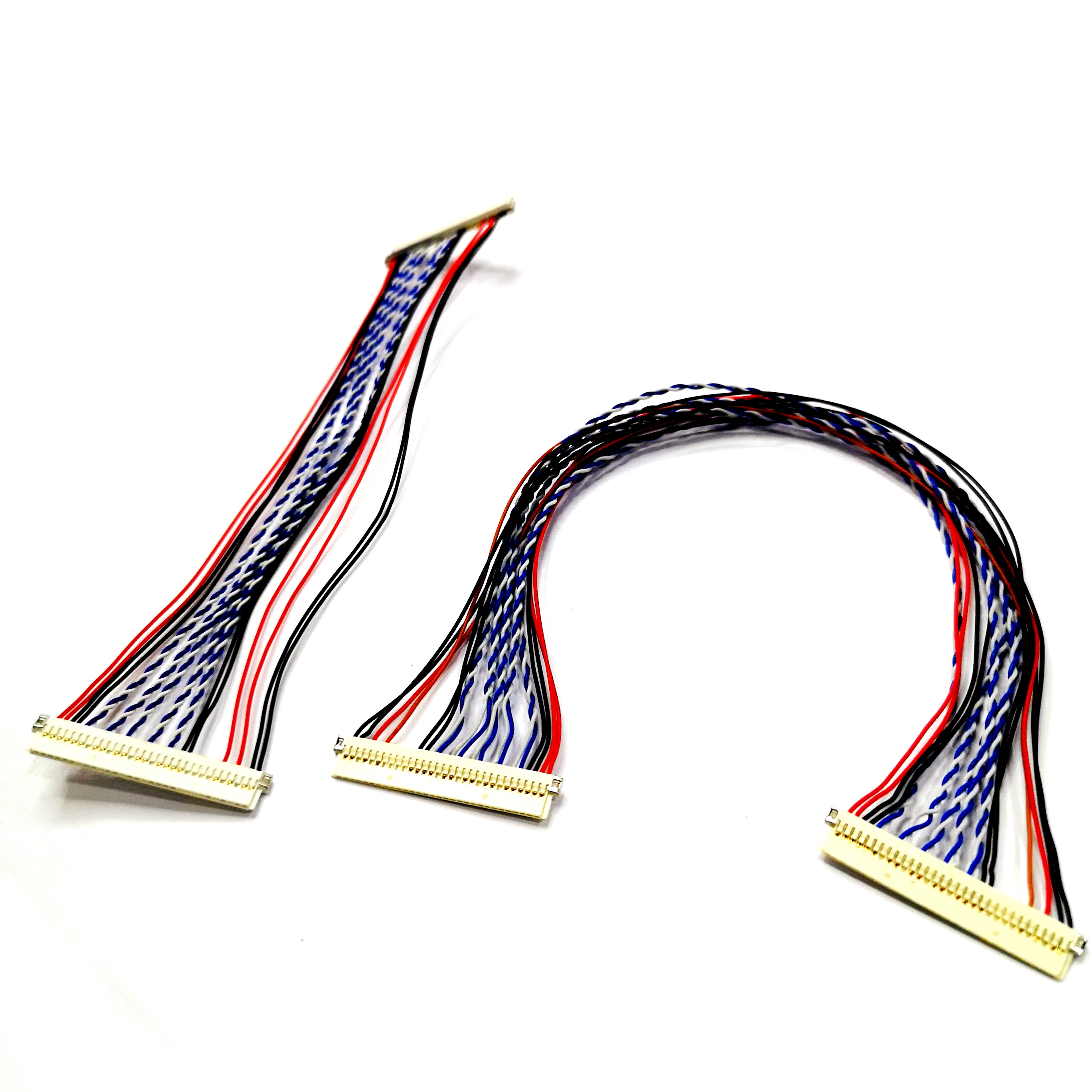 HRS FX15 Blue White Twisted Cable FX15S-31P-C FX15S-41P-C FX15S-51P-C Connector Wiring Harness Shielded FX15S LVDS Cable