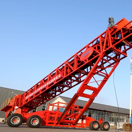 Adjustable Height Flexible Movable Telescopic Stacker  Bulk Handling Solutions mobile stacker factory outlet Quickly change the