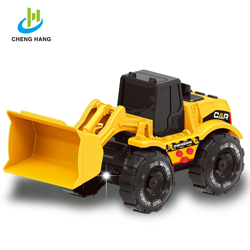 
2020 New 8 Inch Construction Vehicles Toys (Dump/Excavator/Bulldozer ) Friction Plastic Toy Car For Kids 