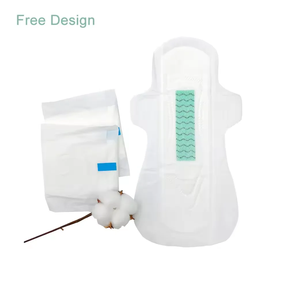 custom 290mm anion chip super care  privatel label sanitary pad