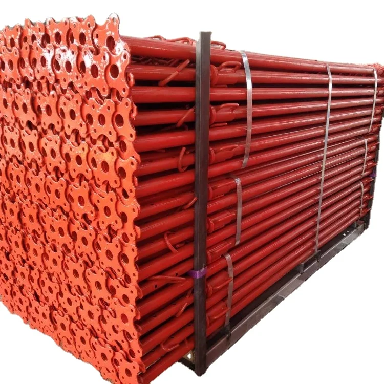 Construction used  pre-galvanizedadjustable steel prop prop post shuttering jacks used frame scaffolding