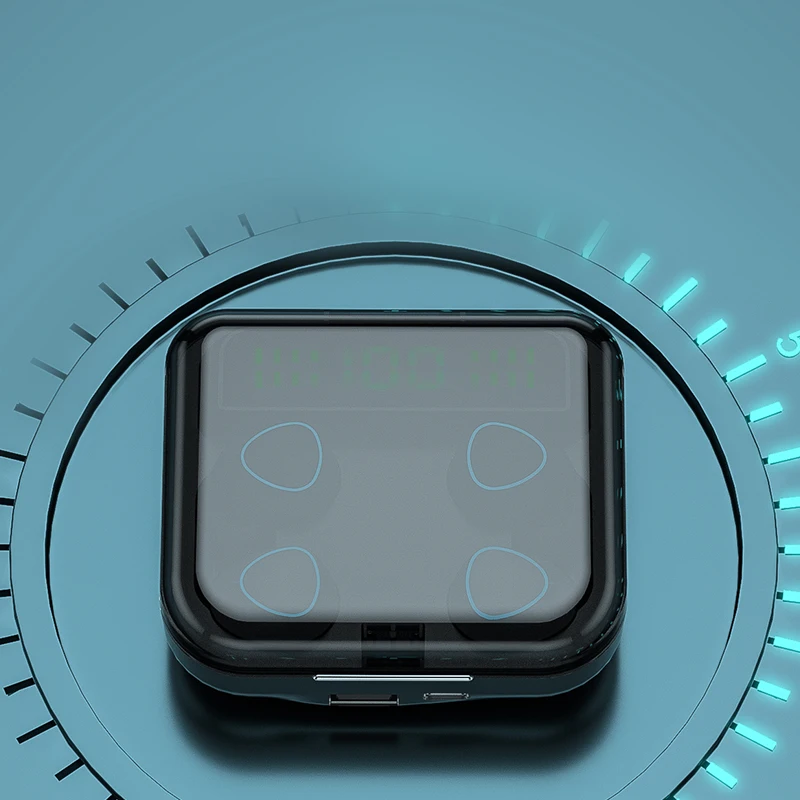 Factory Price Tws Wireless Earphones Powerbank IPX7 Waterproof Earbuds  Wireless Earphone 1200mAh Battery Charge Case