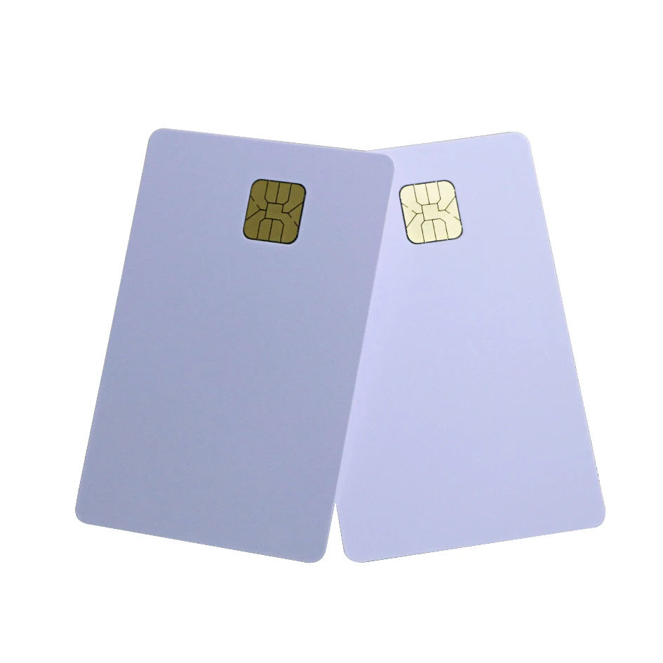 White PVC Contact IC ID S50 S70 F08 Printable Blank Smart Chip Cards