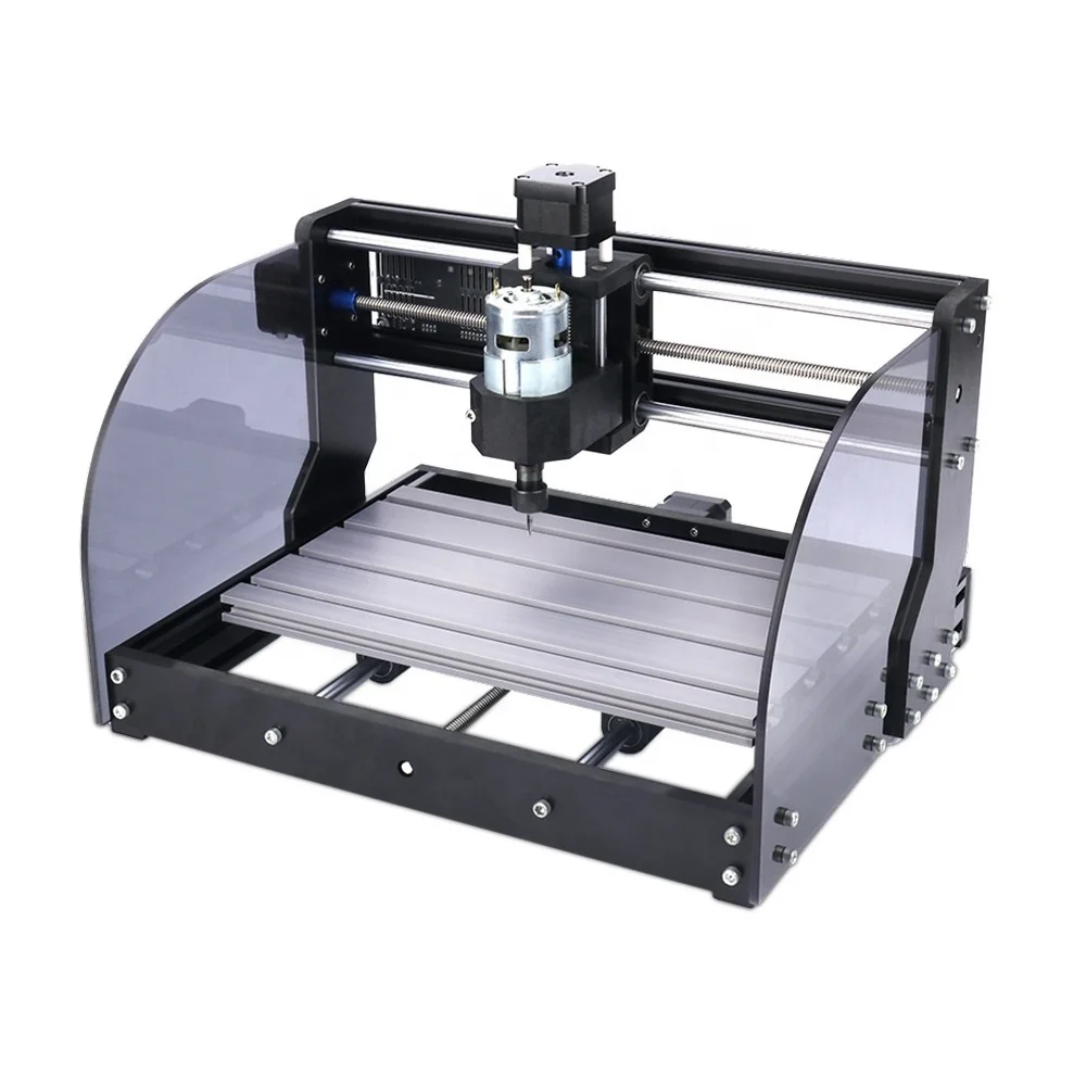 7 Вт CNC 3018 PRO MAX DIY лазерный гравировальный станок для пластиковых чехлов, резиновых штампов