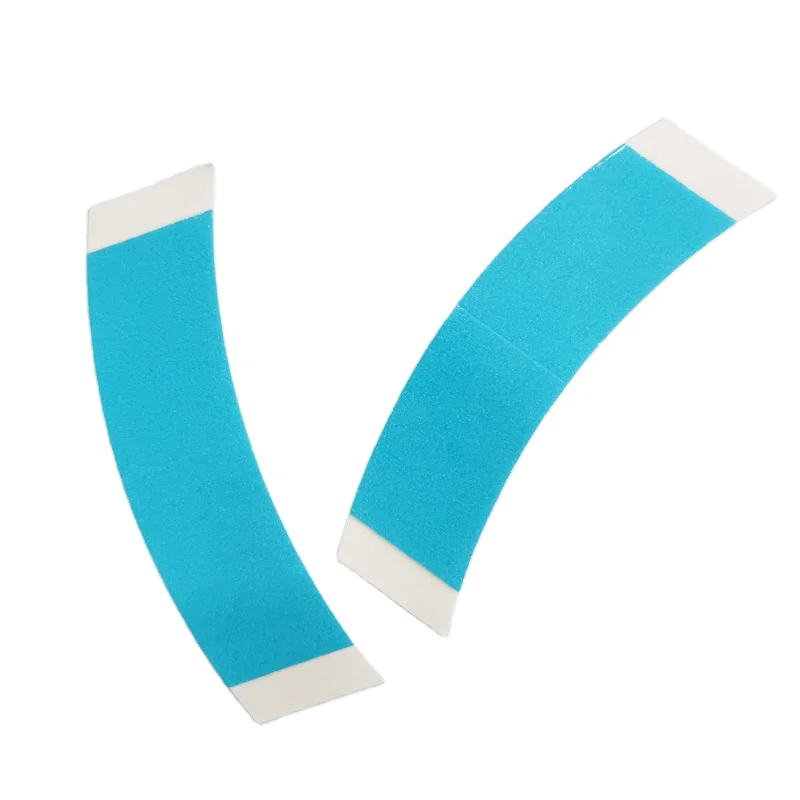 Super hair Adhesive blue Waterproof Double Side Tape For Wig Human hair Extension  in strips Fashion wig tape