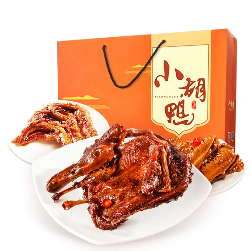 Xiao Hu-Duck 720 г * подарочный набор для закусок (4 вида комбинации деликатеса + элегантная