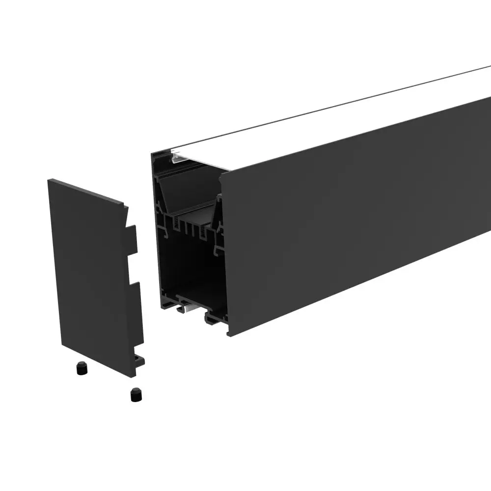 50mm * 75mm Pendant Linear LED Lighting Solutions Energy Efficient in a Modern Design