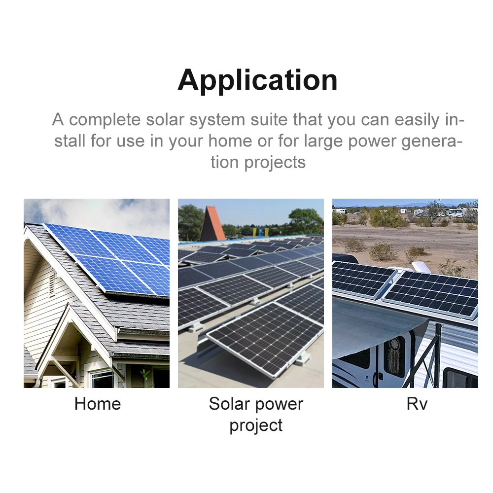 Complete OEM 10kw 7kw 1kw 2kw 3kw 30kw 20kw 5kw Hybrid Off Grid PV Panel Generator Solar Power Energy System for home