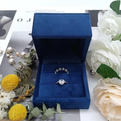 Customized Ring Luxury Travel Ear Pair Pink Packing Case Ribbon Necklace Jewelry Kids In Organized Storage Box Rings