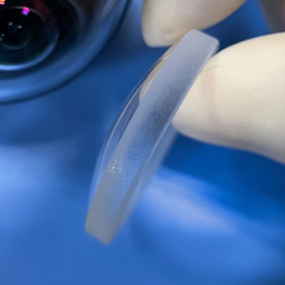 Manufacturers K9 concave convex ENS optical glass Meniscus lens with Ar coating