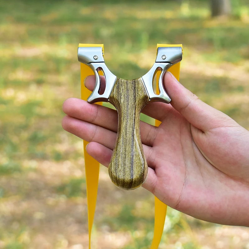 PIAOYU High Quality Solid Wood Patch Slingshot Resin Bow Hunting Outdoor Competition Shooting Powerful Slingshot for Hunting