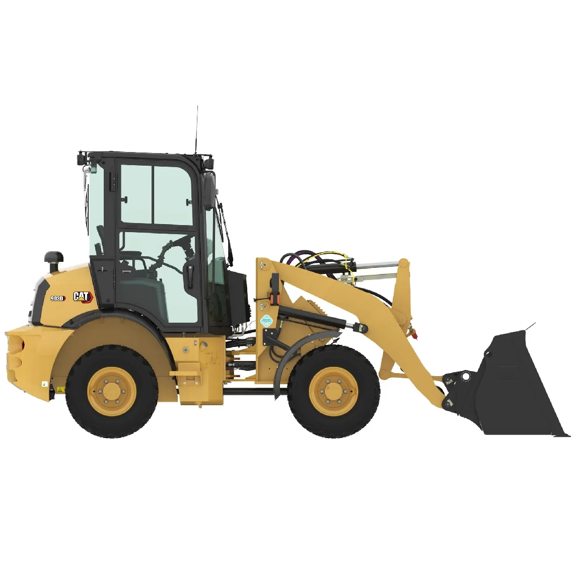 Оригинальный колесный погрузчик Caterpillar 903d новый и Подержанный кошка дешевая распродажа