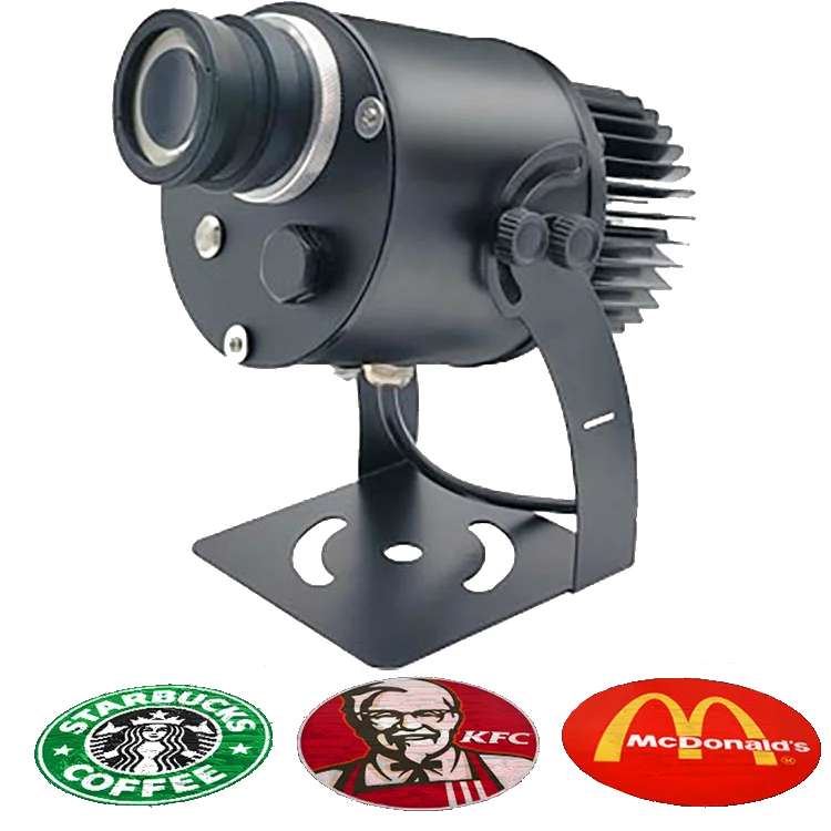 Водонепроницаемый светодиодный проектор с логотипом Gobo, 50 Вт, 80 Вт