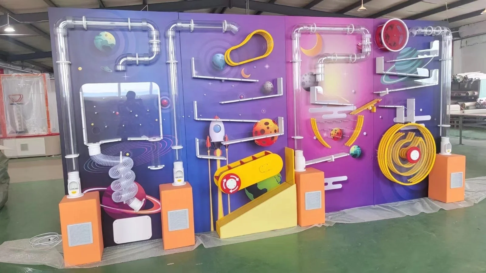 Bonhong Top Quality Children Museum Air Wall Indoor Ball Game Soft Play Equipment for Kids