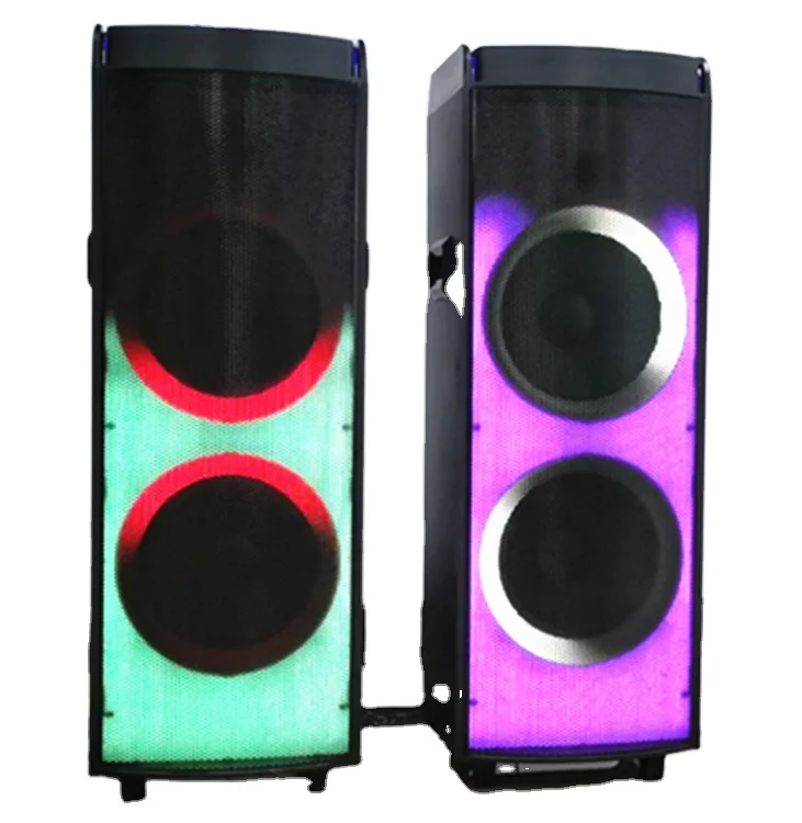 
2021 new style audio subwoofer 12 inch best rechargeable portable speaker remote control party box 1000 