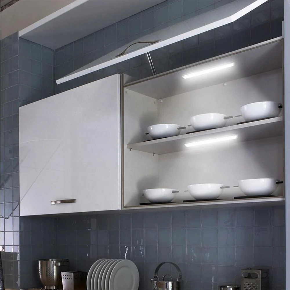 2022 New Design 150 LM Intelligent Infrared AAA Battery Wardrobe Indoor Led Motion Sensor Wall Closet Cabinet Light Sensor