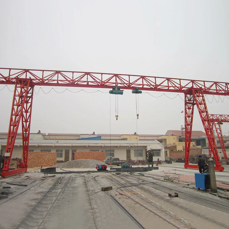 Custom Design 10 Ton a Frame Single Girder 15 Ton Hoist Lifting Truss Gantry Crane