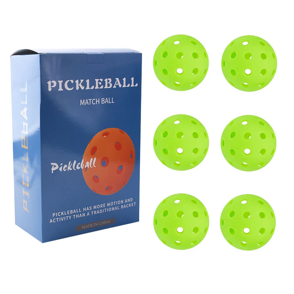Wholesales 40 Holes 74mm Pickleball Golf 24 Hole Holed Balls PE Floating Pikleball Balls Manufacturer