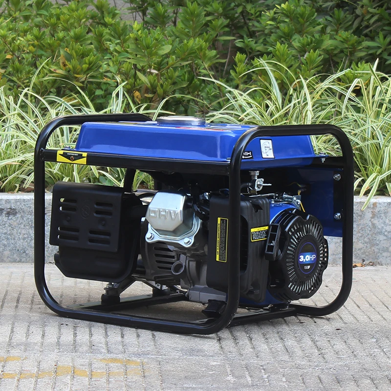 Bison China 1 Kw Generator Portable Kerosene 154F Gasoline Generators Self Start 3 Hp Generator 1.5 Kw