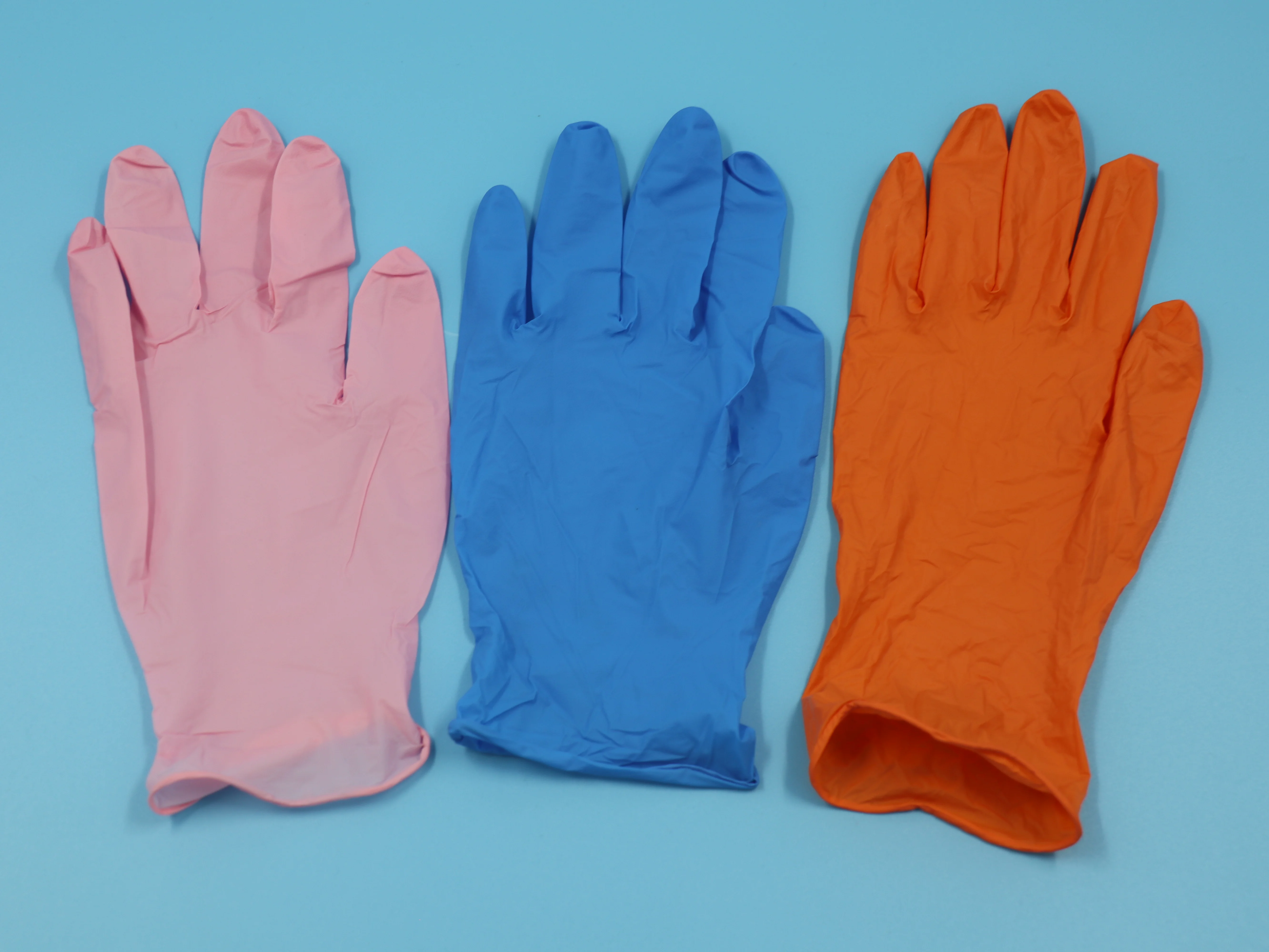 3.5 G Blue Synthetic Nitrile Gloves Antistatic Exam Gloves Disposable Glove Nitrile Machine