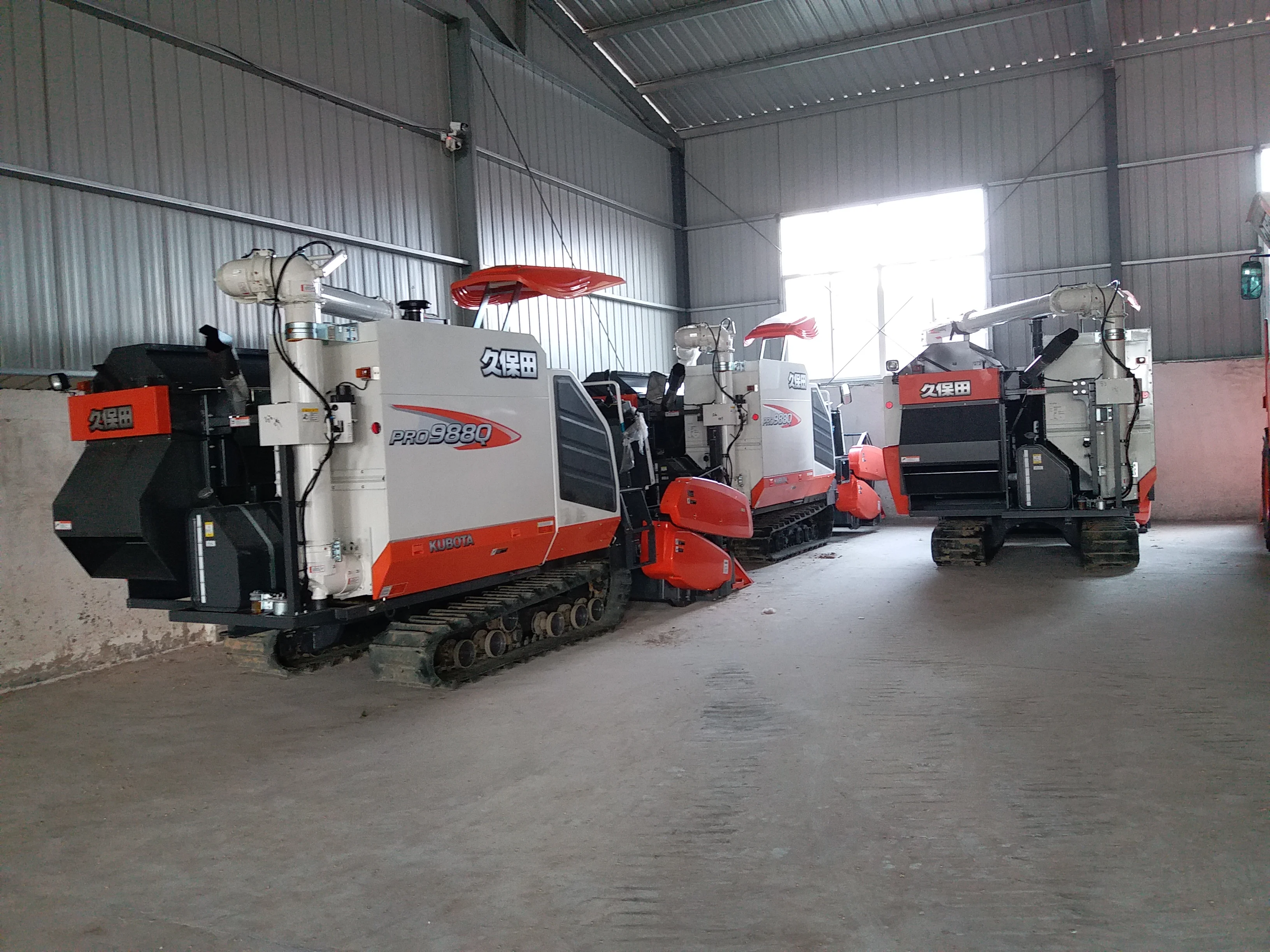 Высокое качество Kubota комбайн для сбора урожая