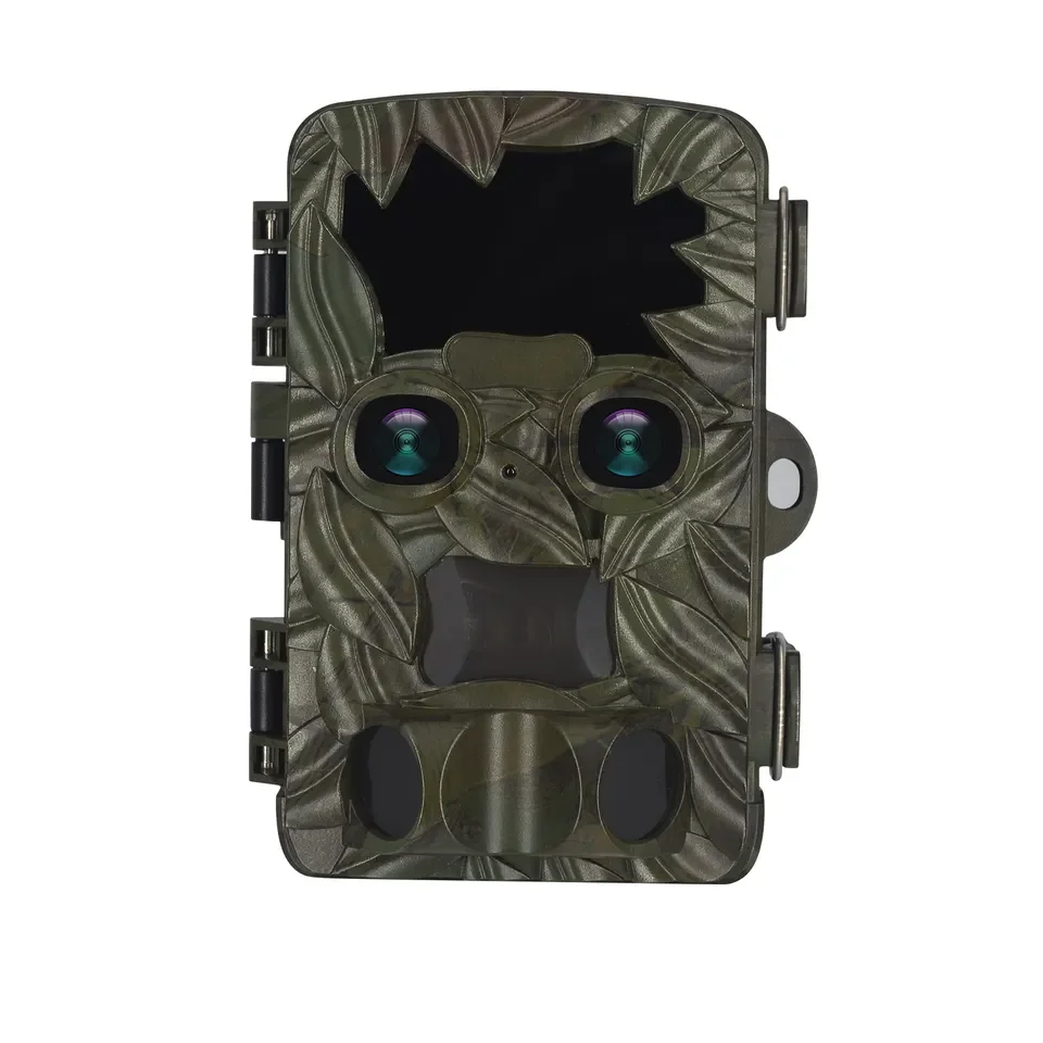 Hot selling Outdoor Arrival Dual Lens IP66 Waterproof 2.4 inch Display 25 Meters 0.2s 20MP 4k Trail Game Thermal Hunting Camera