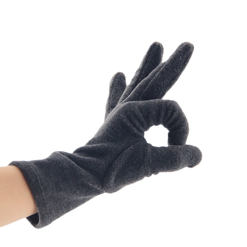 Зимние ветрозащитные теплые Полярные перчатки flleece для женщин, флисовые перчатки