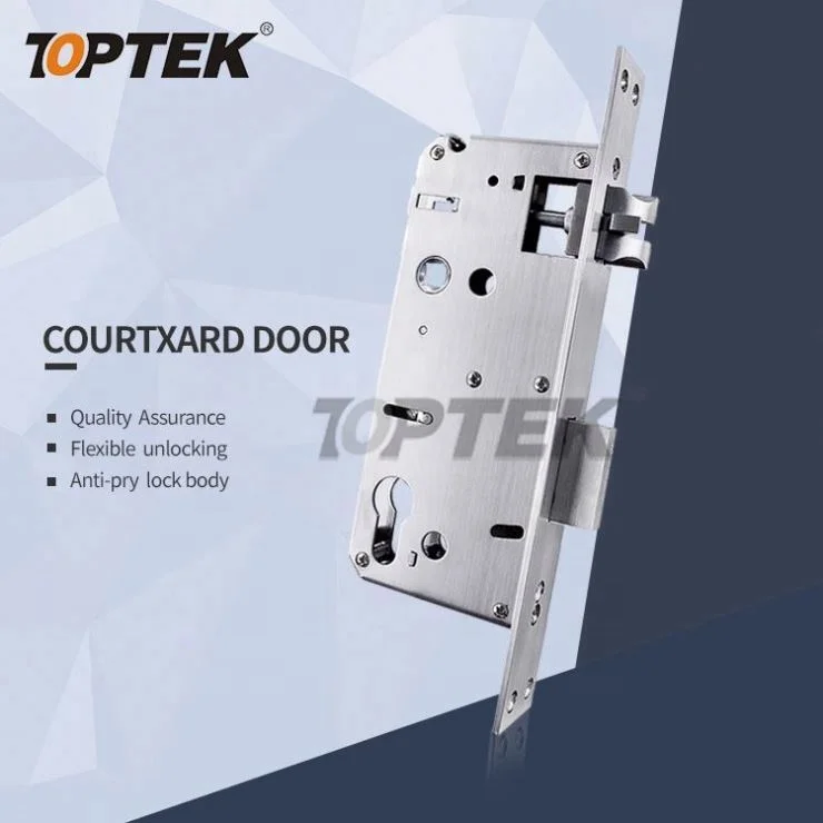 70Mm Brass Mortise Lock Cylinder Five Card Keys Lock Cylinder