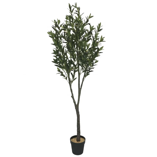 Nordic simulation plant ins net red olive tree living room coffee shop hotel furnishings