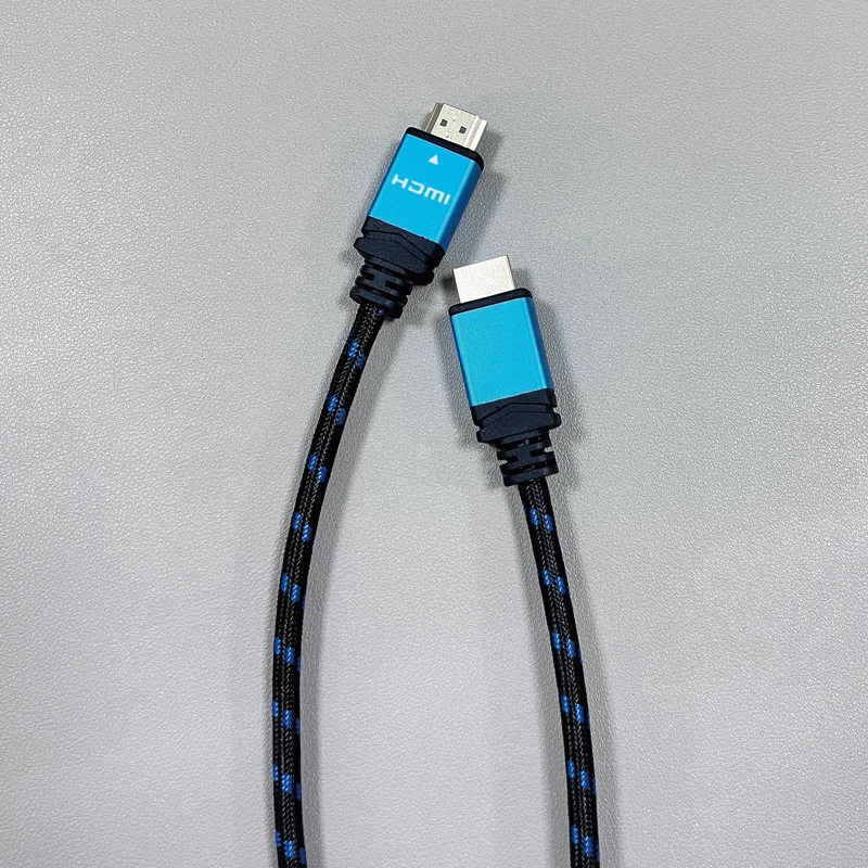 Customized 4K 8K HD 3D Male to Male HDMI Cable 1m 1.2m 2m 3m 5m 8m 10m 15m TV HDMI Cable Gold Plated Video HDMI Cable