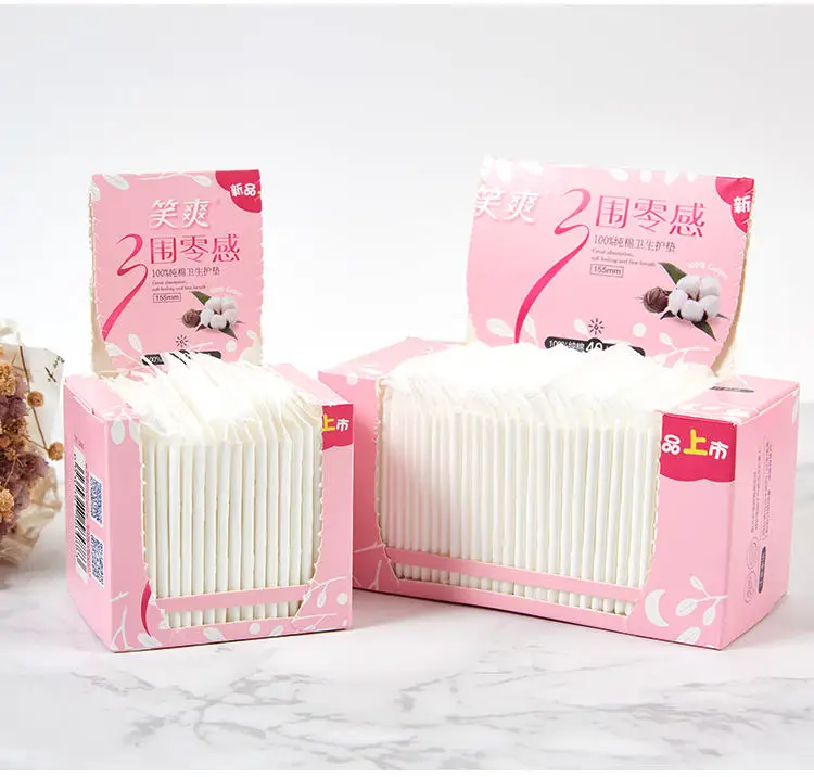 ODM High absorption Breathable Women Unique Design Disposable Panty liner for Women Daily use Mini Pad 140mm pad
