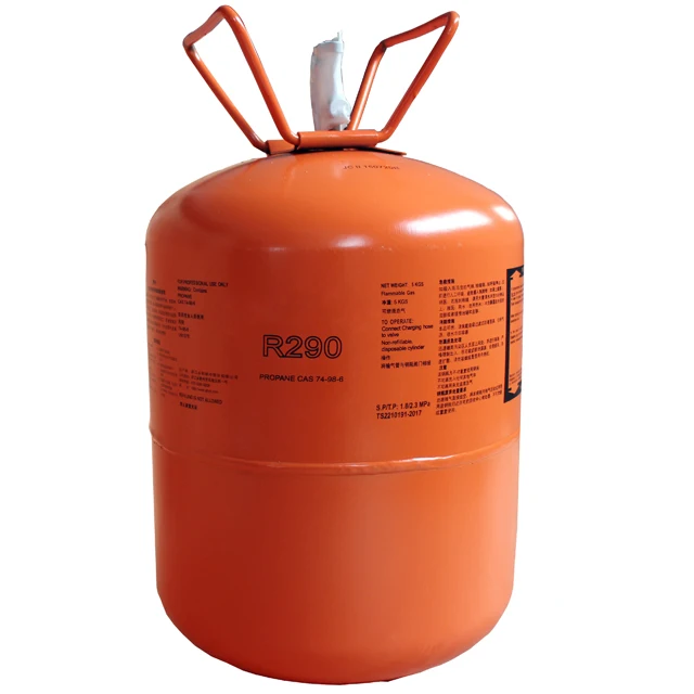 Wholesale disposable gas cylinders propane R290 HC refrigerant gas