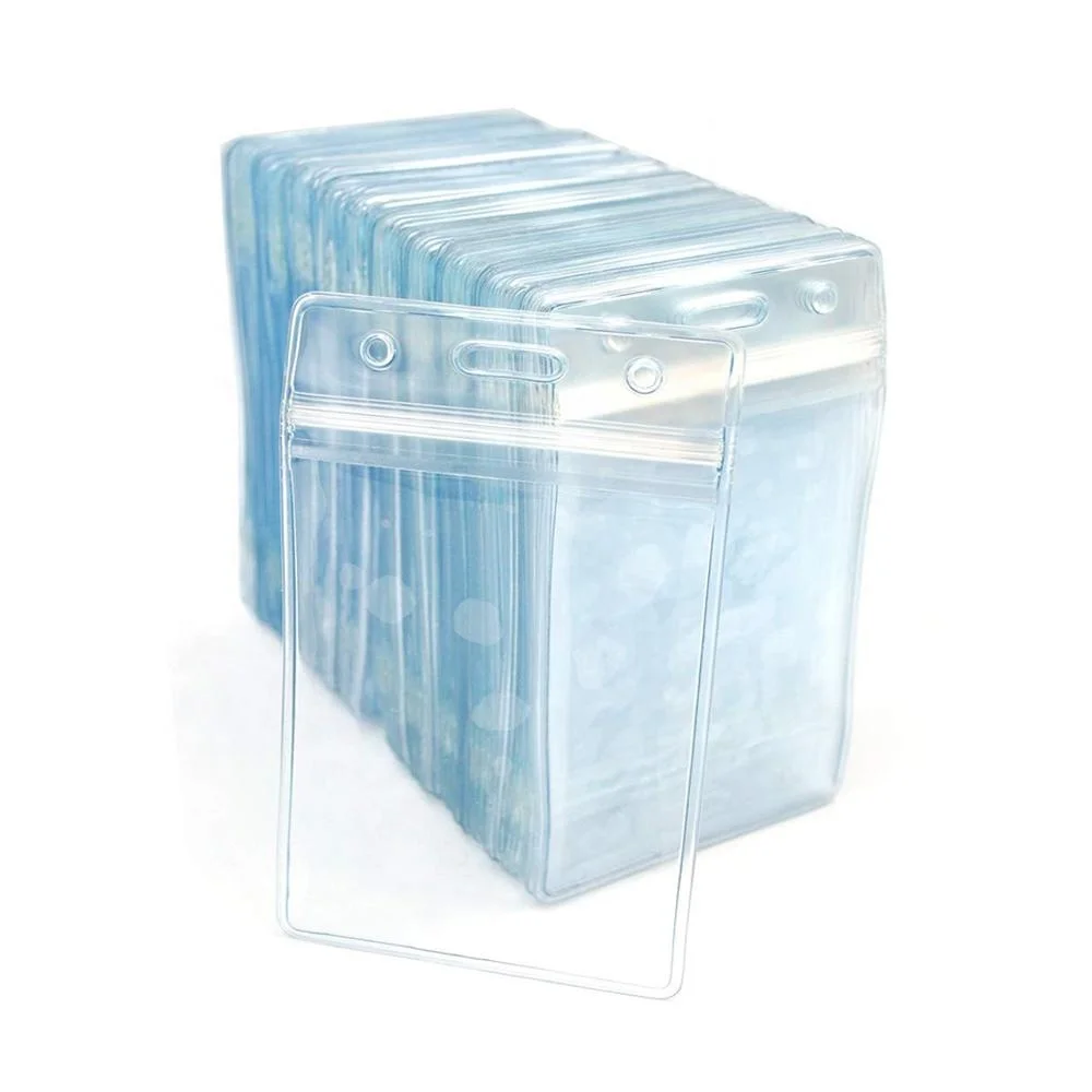 Plastic Id Card Holders Picture Frame with Business Card Holder