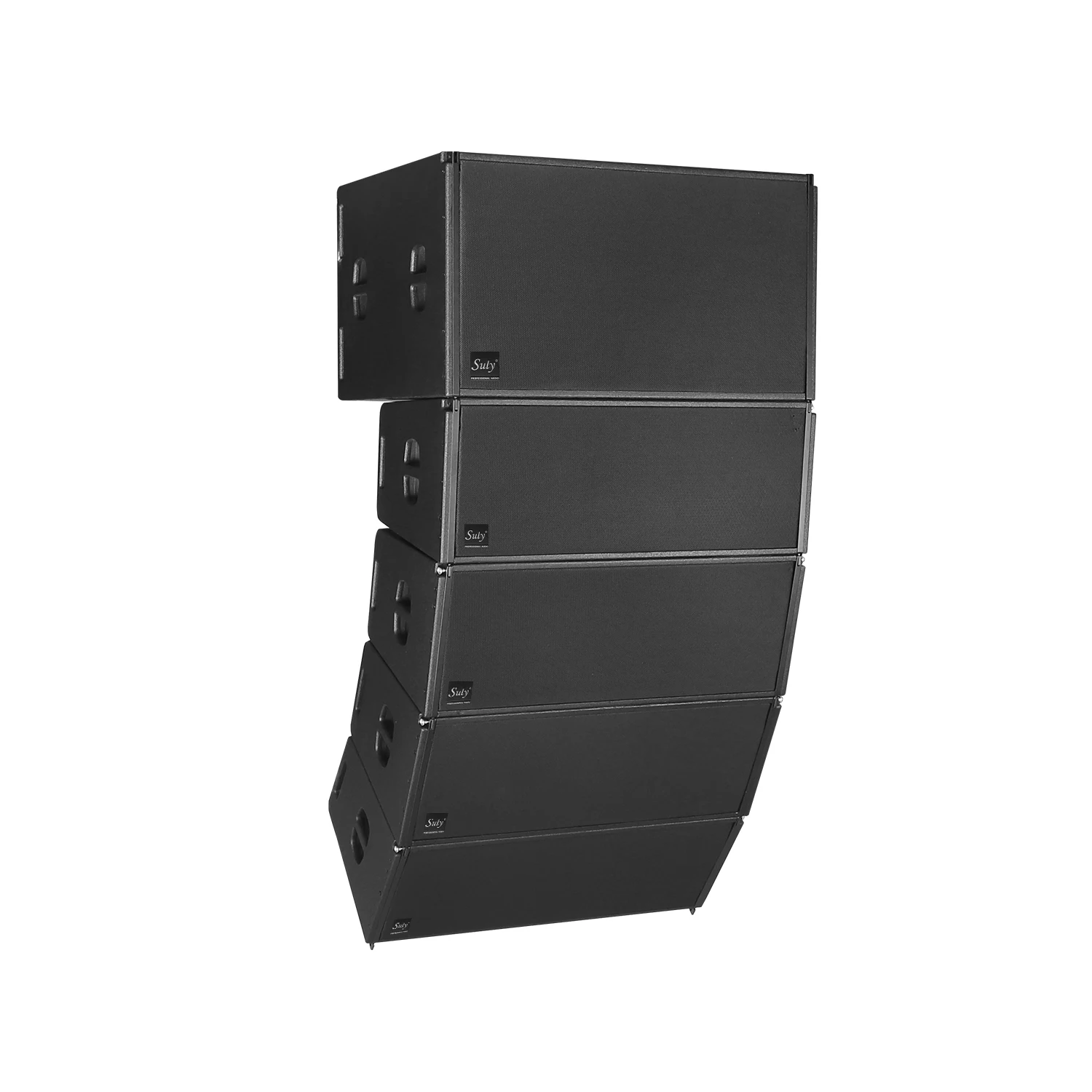 Hot Selling Outdoor double 12 Inch Passive Speaker Line Array (4+1) Sound System Audio  wooden Speakers Large stage performance