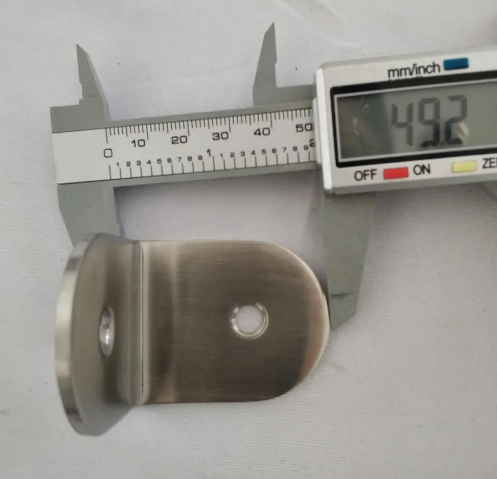 Stainless steel  toilet partition corner fastener or bracket accessories  P003B public washroom cublcle  hardware fittings