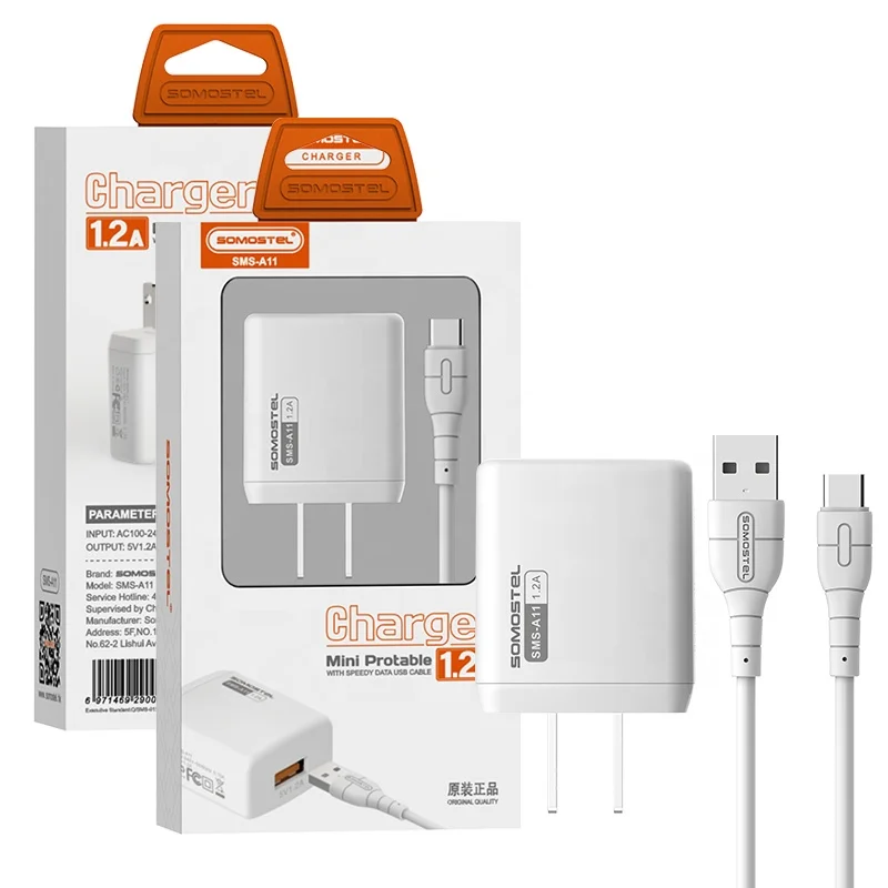 Зарядное устройство 5V1.2A Usb для телефонов ЕС США плюс, быстрая зарядка для телефонов, адаптер для путешествий, быстрая зарядка с кабелем, зарядное устройство для iphone