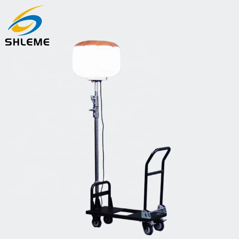 Balloon Lighting Outdoor LED Inflatable Tiny Trolley Light Tower 200W