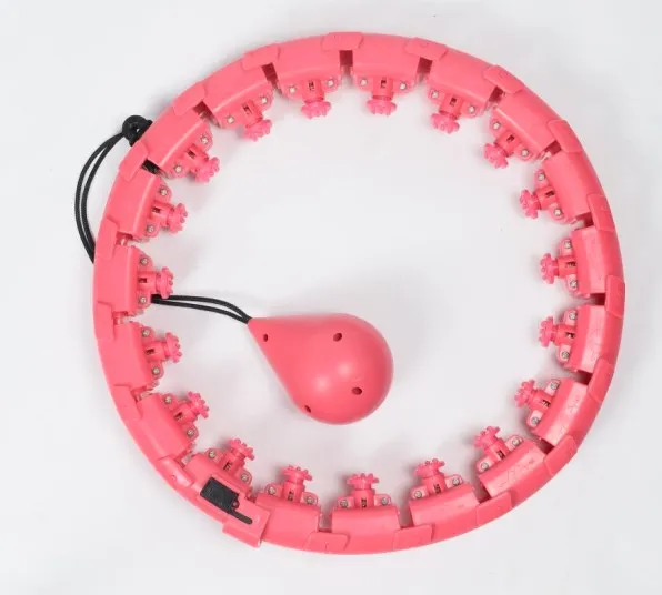 2 in 1 Weight Loss Hula Message 24 Sections Detachable Fitness Weighted Smart Hoola Hoop