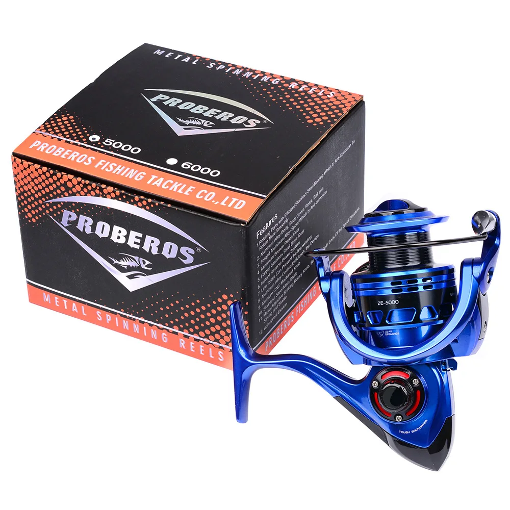 
5000 6000 Wholesale Blue Spinning Reels Lightweight Ultra Smooth Powerful Size Ultralight Ice Fishing.Wheels 